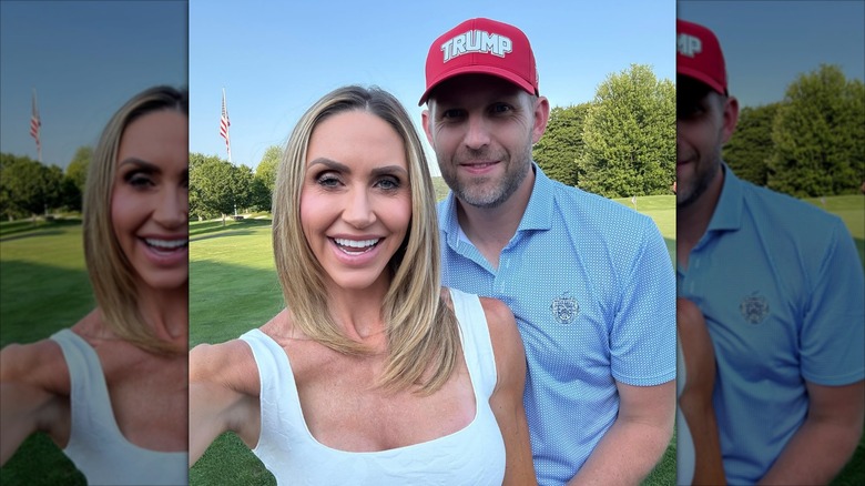Lara and Eric Trump smiling