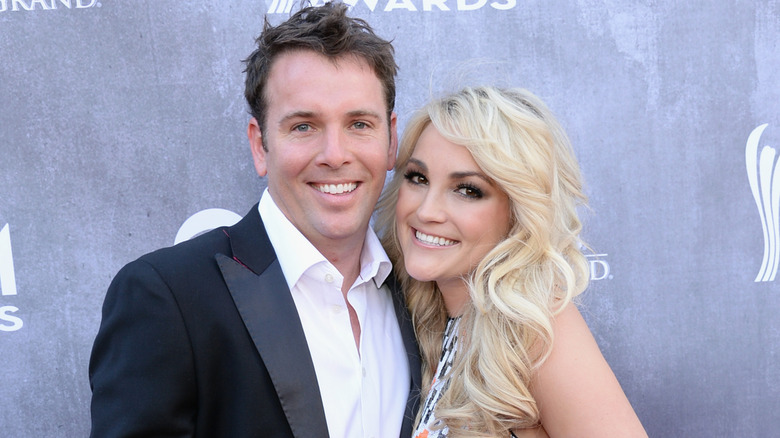 Jamie Watson and Jamie Lynn Spears smiling while posing at an event together