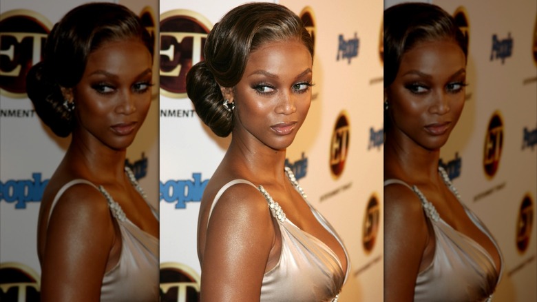 Tyra Banks attending a red carpet event in 2006