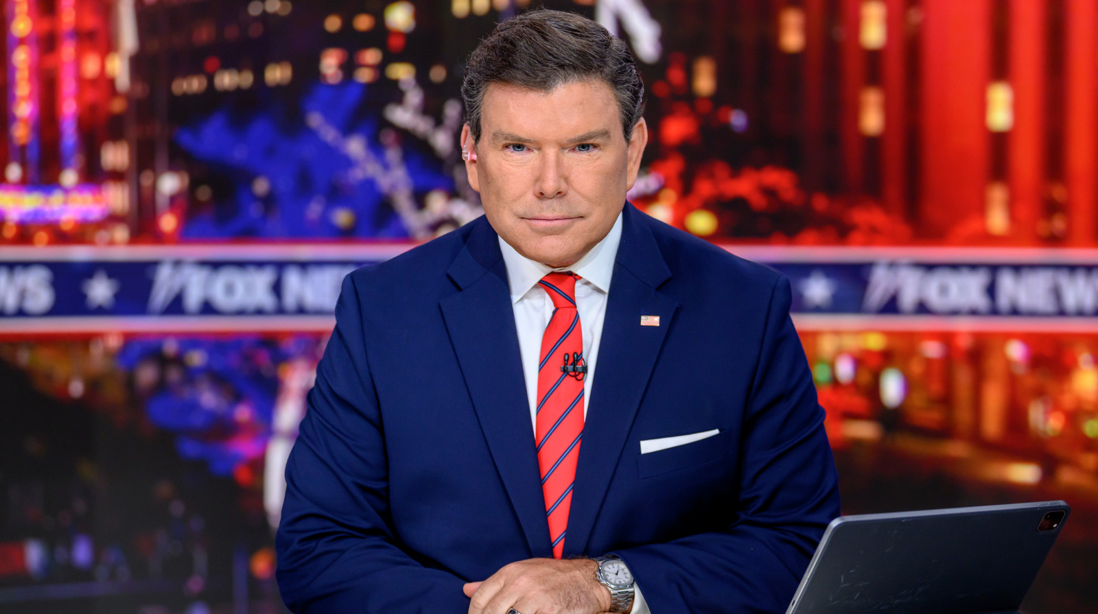 We Didn't Recognize Fox News Host Bret Baier Without His TV Makeup