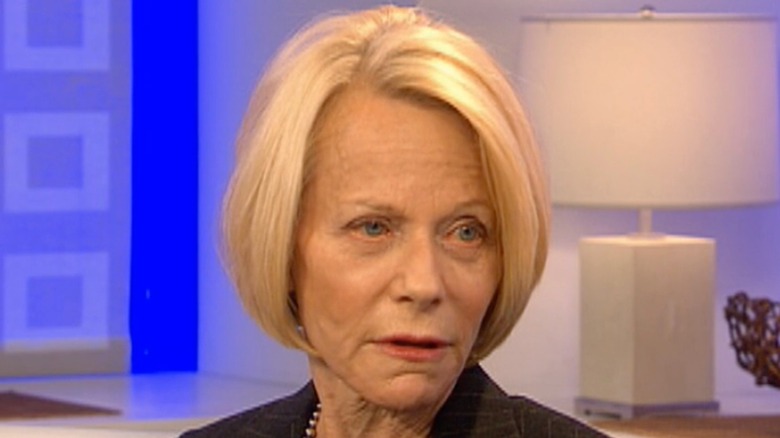 Closeup of Ruth Madoff during interview