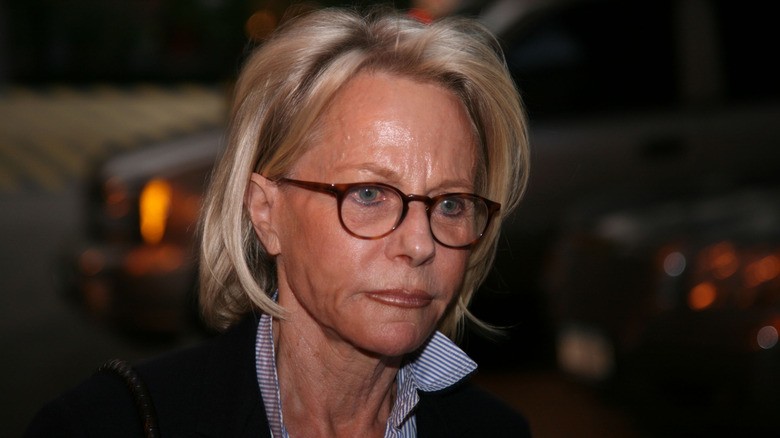 Closeup of Ruth Madoff photographed walking in city