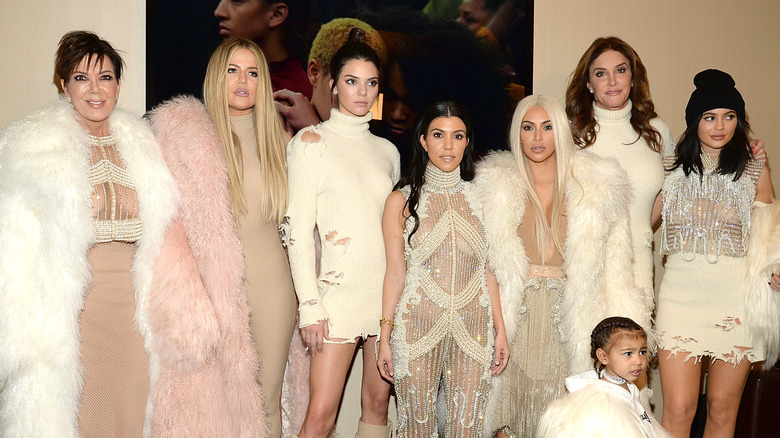 Kris Jenner, Khloe Kardashian, Kendall Jenner, Kourtney Kardashian, Kim Kardashian, North West, Caitlyn Jenner, Kylie Jenner
