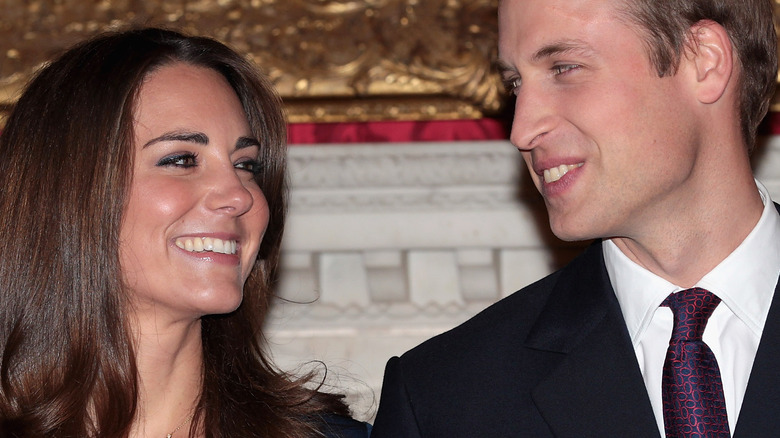 William and Kate in their engagement photos 