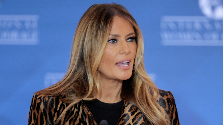 First lady Melania Trump at the International Women of Courage Award ceremony