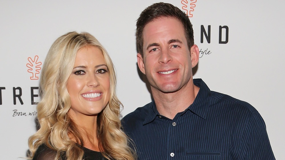 Christina Haack and Tarek El Moussa at an event