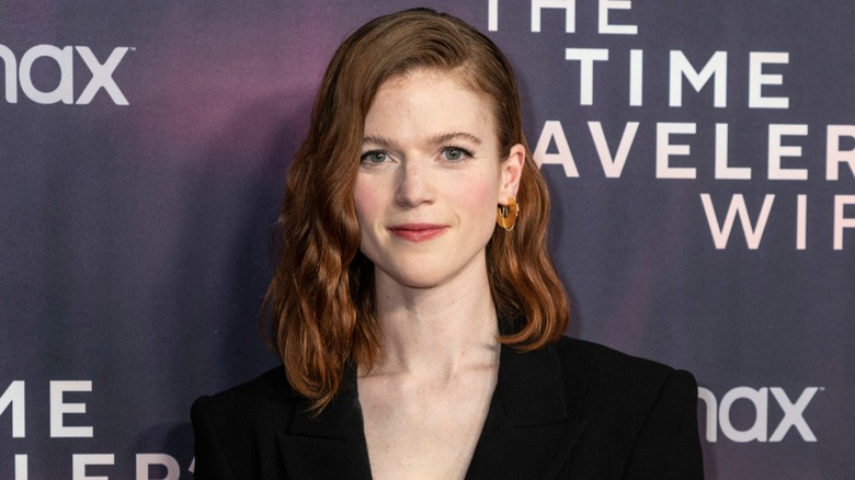Rose Leslie attending the premiere of The Time Traveler's Wife