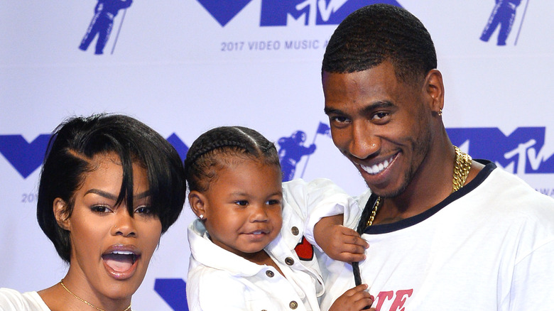 Teyana Taylor, Iman Shumpert, and their daughter, Iman Jr.