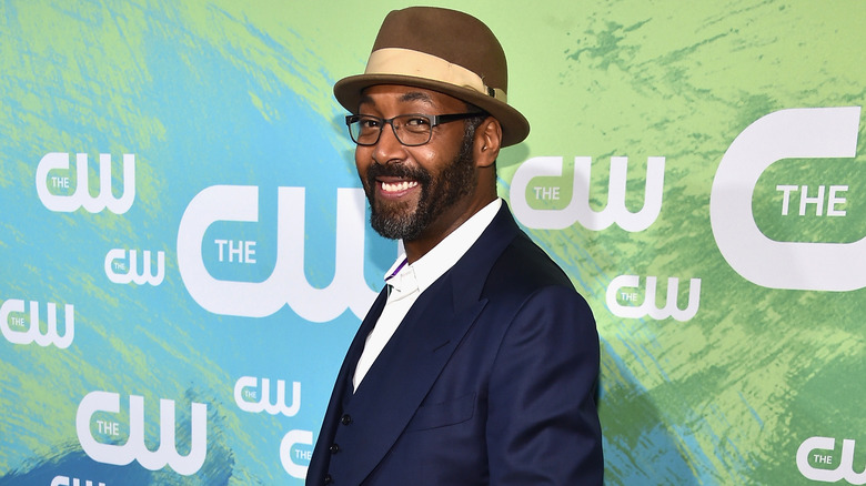 Jesse L. Martin smiling at CW event