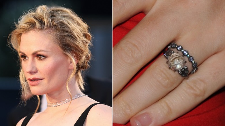Anna Paquin and her engagement ring