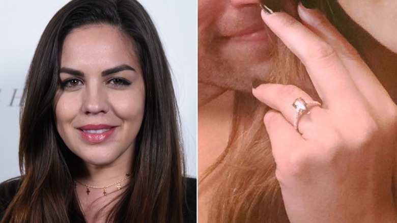 Katie Maloney and her engagement ring