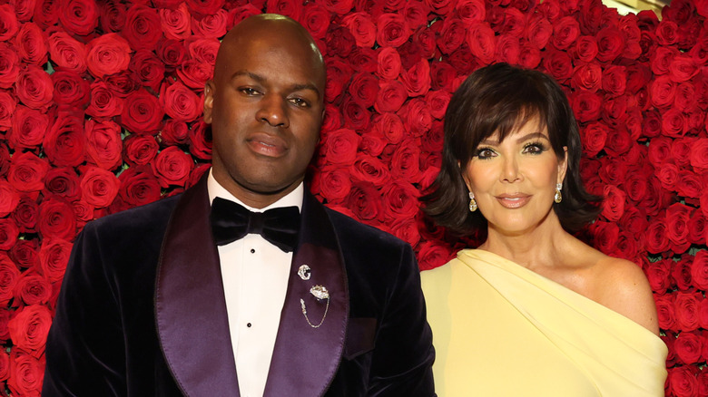 Corey Gamble and Kris Jenner at the Met Gala