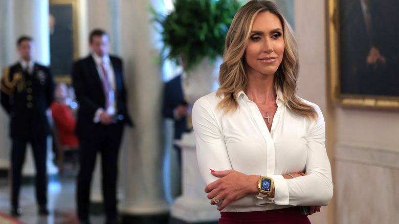 Lara Trump smiling