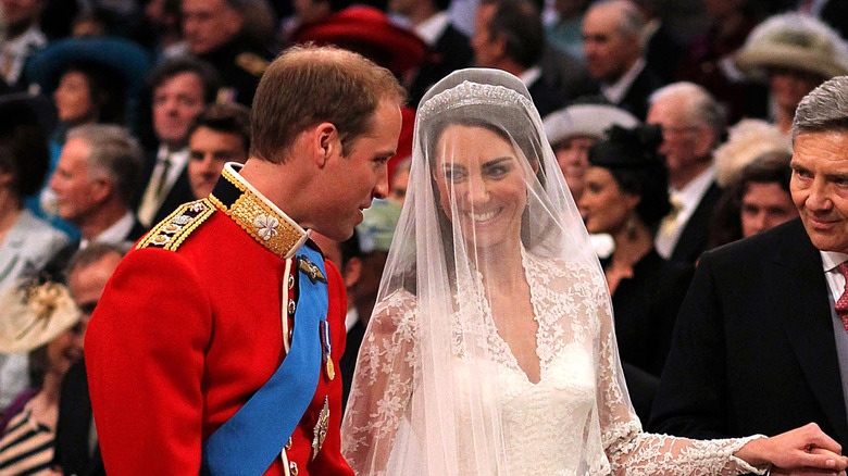 Prince William and Princess Catherine at their wedding in 2011