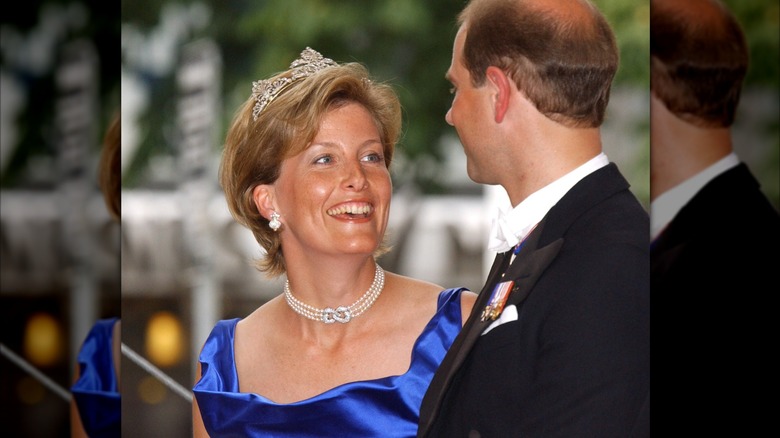 Sophie, Countess of Wessex, and Prince Edward at the Norwegian royal wedding