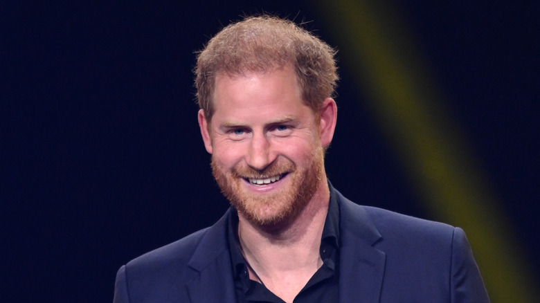 Prince Harry smiling