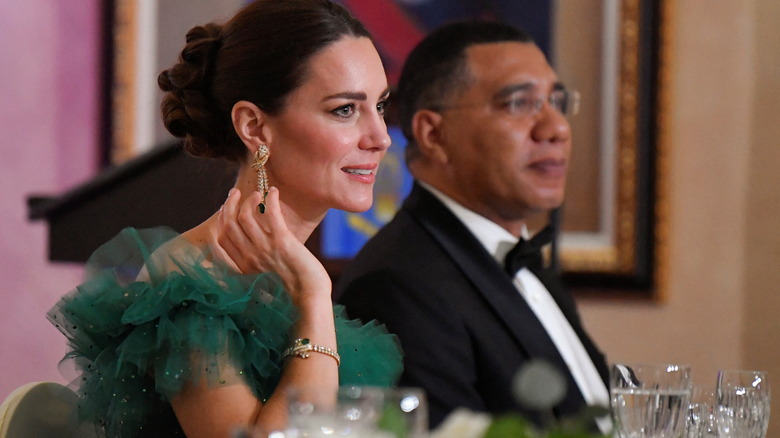 Kate Middleton attends a dinner 