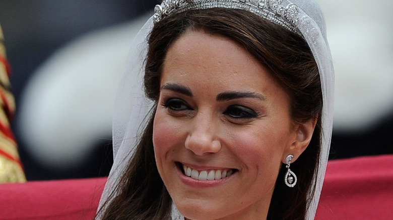 Kate Middleton as a bride