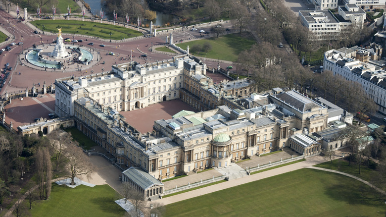 Buckingham Palace from above