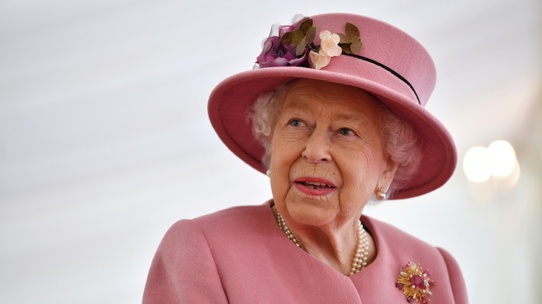 Queen Elizabeth smiling