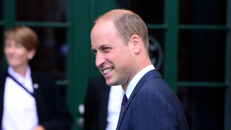 Prince William smiling