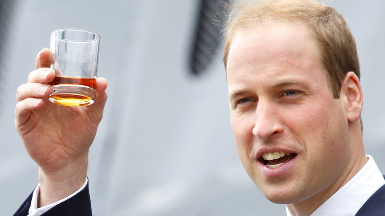 Prince William toasts