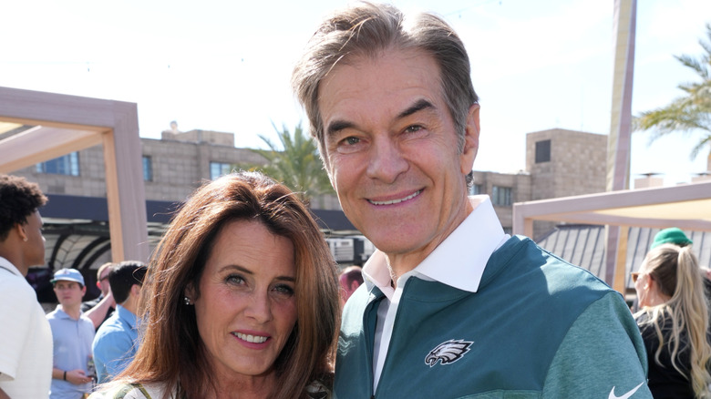 Dr. Oz and Lisa Oz at Michael Rubin's 2023 Fanatics Super Bowl Party