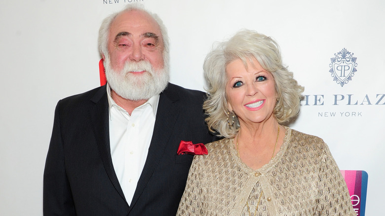 Michael Groover and Paula Deen posing