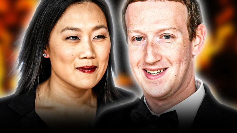 Mark Zuckerberg and Priscilla Chan