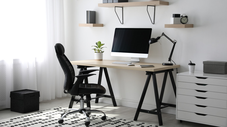 office chair at desk