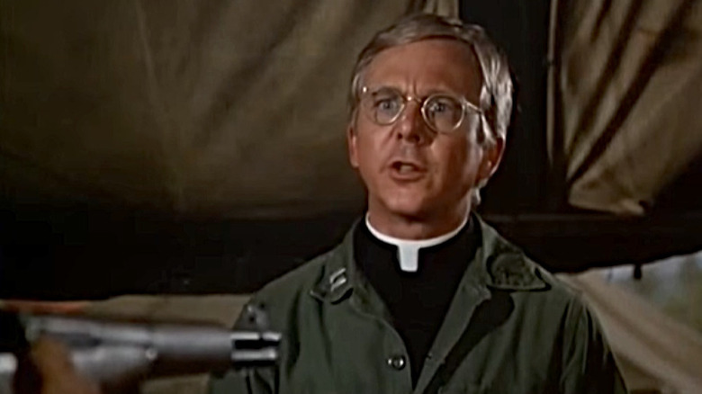 William Christopher as Father Mulcahy on MASH