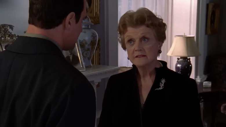 Angela Lansbury acting in a scene from Law & Order: SVU