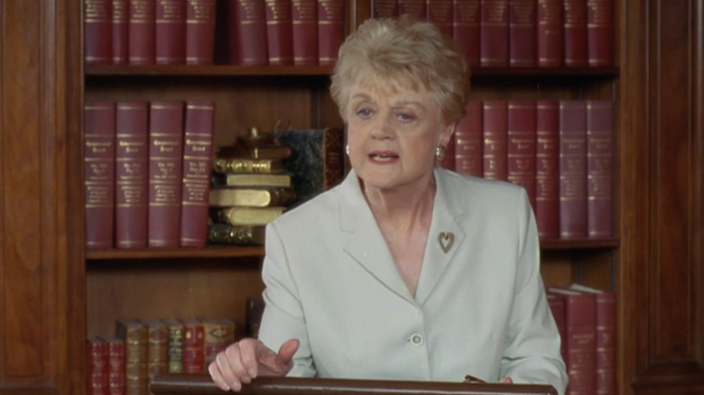 Angela Lansbury in a scene from Murder She Wrote: A Story to Die For