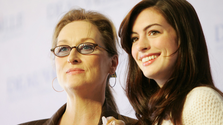 Meryl Streep and Anne Hathaway 2006 close-up