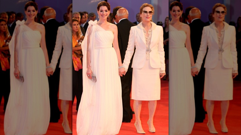 Anne Hathaway and Meryl Streep at the 63rd Venice Film Festival