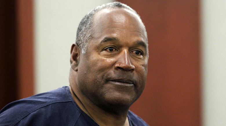 OJ Simpson with a neutral expression