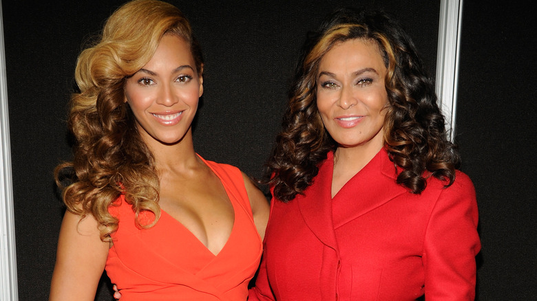 Tina Knowles-Lawson and Beyonce