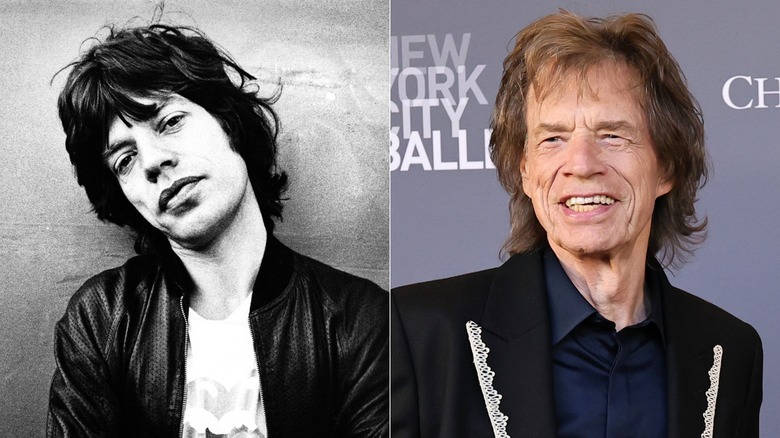 Mick Jagger circa 1977 & at the Ballet Spring Gala in 2026