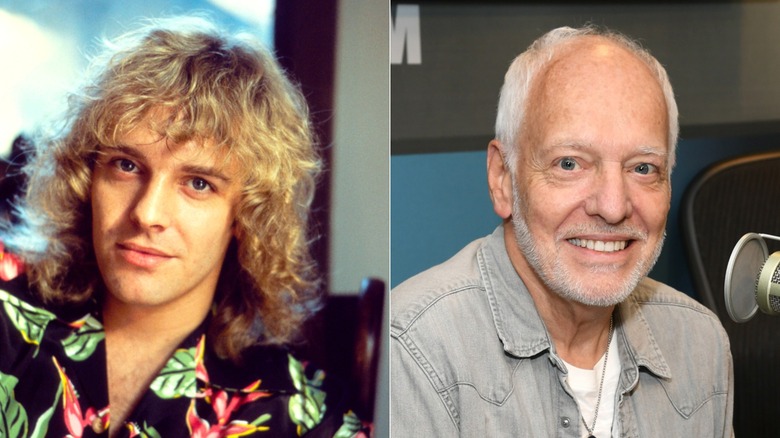 Peter Frampton circa 1977 & visiting SiriusXM studios in 2026