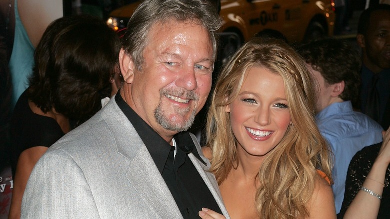 Ernie and Blake Lively smiling