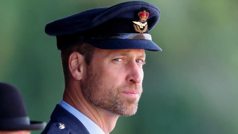 Prince William looking sideways