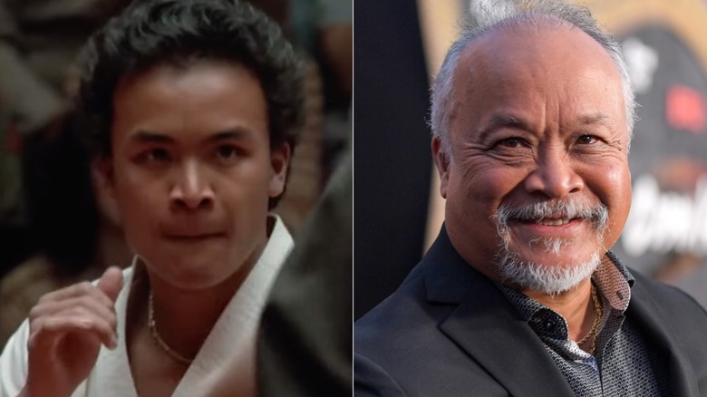 Split image of Darryl Vidal in "The Karate Kid" and 2025