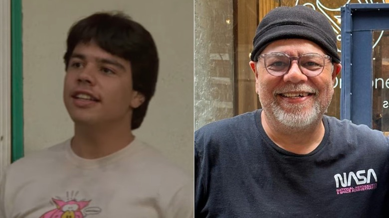 Split image of Israel Juarbe in "The Karate Kid" and 2023