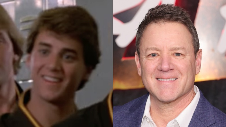 Split image of Tony O'Dell in "The Karate Kid" and 2025