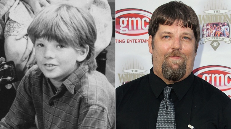 Split image of David W. Harper in 1975 and 2012