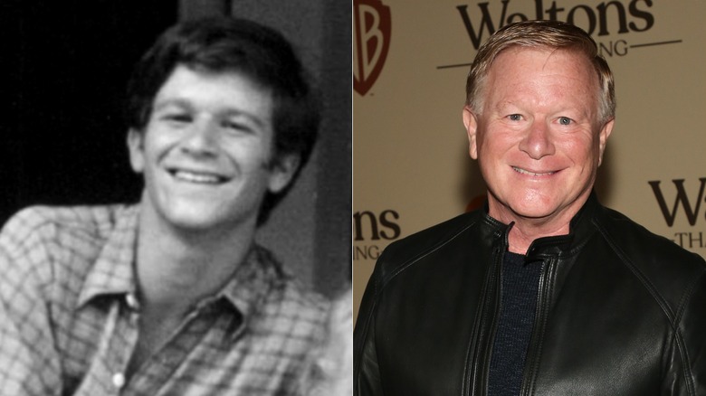 Split image of Eric Scott in 1975 and 2022