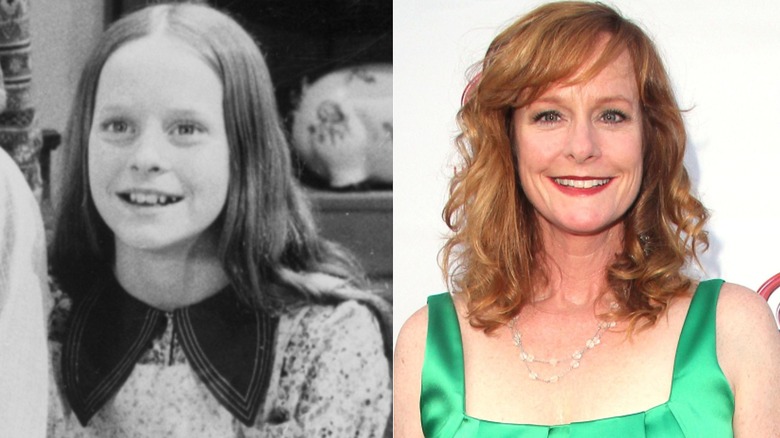 Split image of Mary Beth McDonough in 1975 and 2012
