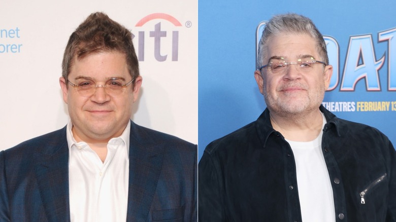 Patton Oswalt in 2013 and 2016