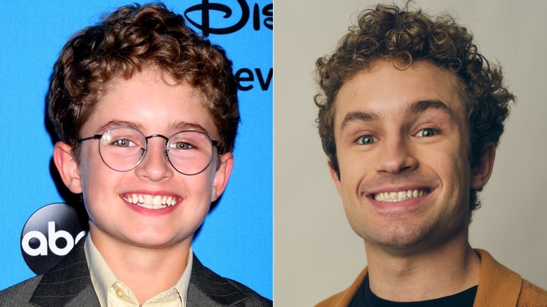 Sean Giambrone in 2014 and 2025