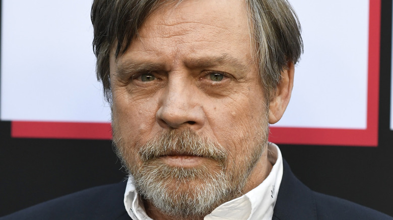 Mark Hamill poses on the red carpet